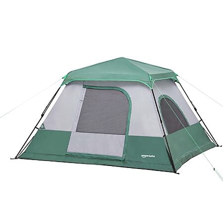 Amazon Basics 6-Person Instant Camping Tent w/ Rainfly (Green) $50.80 + Free Shipping