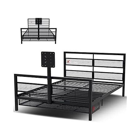 X Rocker Basecamp Gaming Bed w/ Rotating TV Mount & Vented Console Storage (Black, Full Size) $120 + Free Shipping w/ Prime