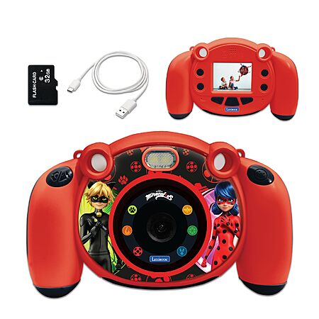 Lexibook Miraculous Kids Camera w/ 32 GB SD Card $22.81 or less + Free Shipping w/ Prime or on $35+