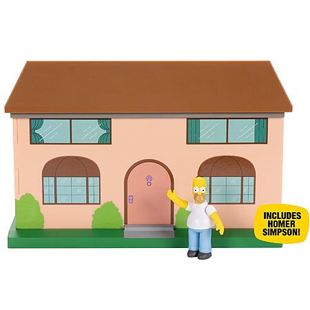 The Simpsons: Living Room Diorama House Playset w/ Homer Figure & Accessories $9.99 + Free Shipping w/ Prime or on $35+