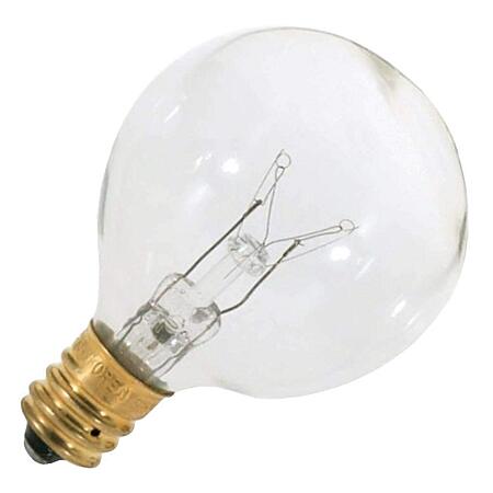15-Watt Satco S3845 120V Candelabra Base G12.5 Light Bulb (Clear) $0.79 + Free Shipping w/ Prime or on $35+