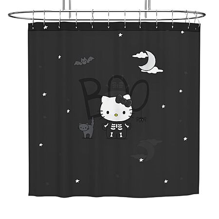 Almost 62% Off Hello Kitty Skeleton Shower Curtain!