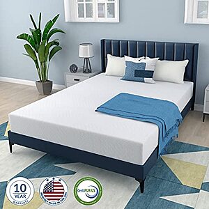 EGO Memory Foam Mattress 8 inch Medium Firm Mattress Bed in a Box