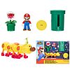 Nintendo Super Mario Soda Jungle Diorama Includes 3 Figures and 2 Accessories: 2.5-Inch Mario, Wiggler, Piranha Plant, Warp Pipe, Coin. Ages 3+ (Officially Licensed) $10