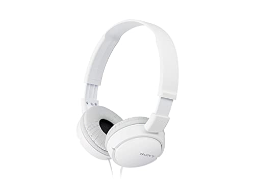 Sony ZX Series Wired On-Ear Headphones, White MDR-ZX110 $9.99
