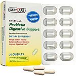30-Pack GeriCare Probiotic Digestive Support, 20 Billion CFU Lactobacillus Rhamnosus R-11 $12.79 @ Amazon