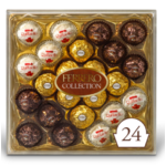 24-Count Ferrero Rocher Fine Hazelnut Milk Chocolates Gift Box $9.50