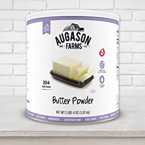 2-Lbs Augason Farms Butter Powder $17.07 + Free Shipping w/ Prime or $25+