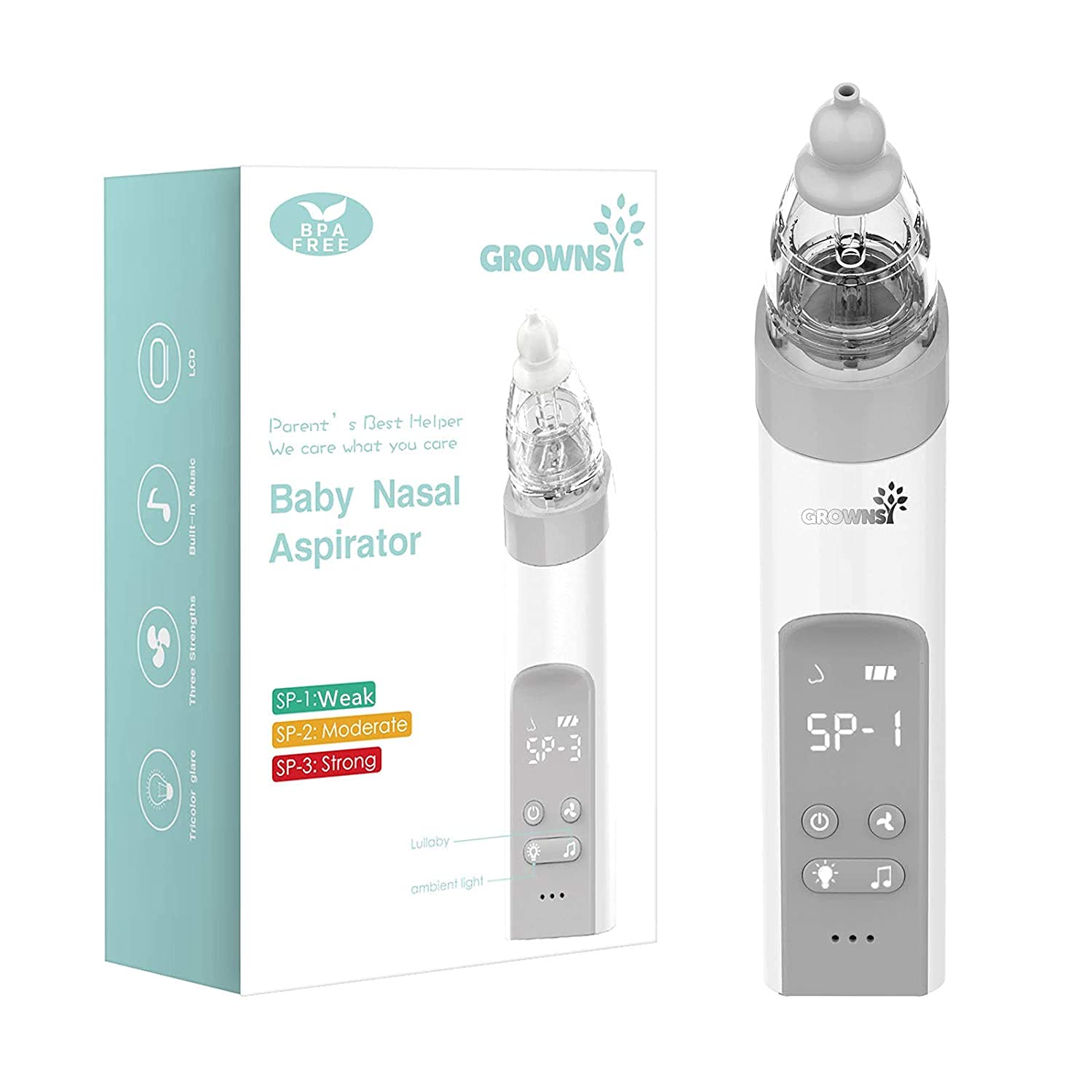 GROWNSY Baby Electric Nasal Aspirator 25.79 + free shipping