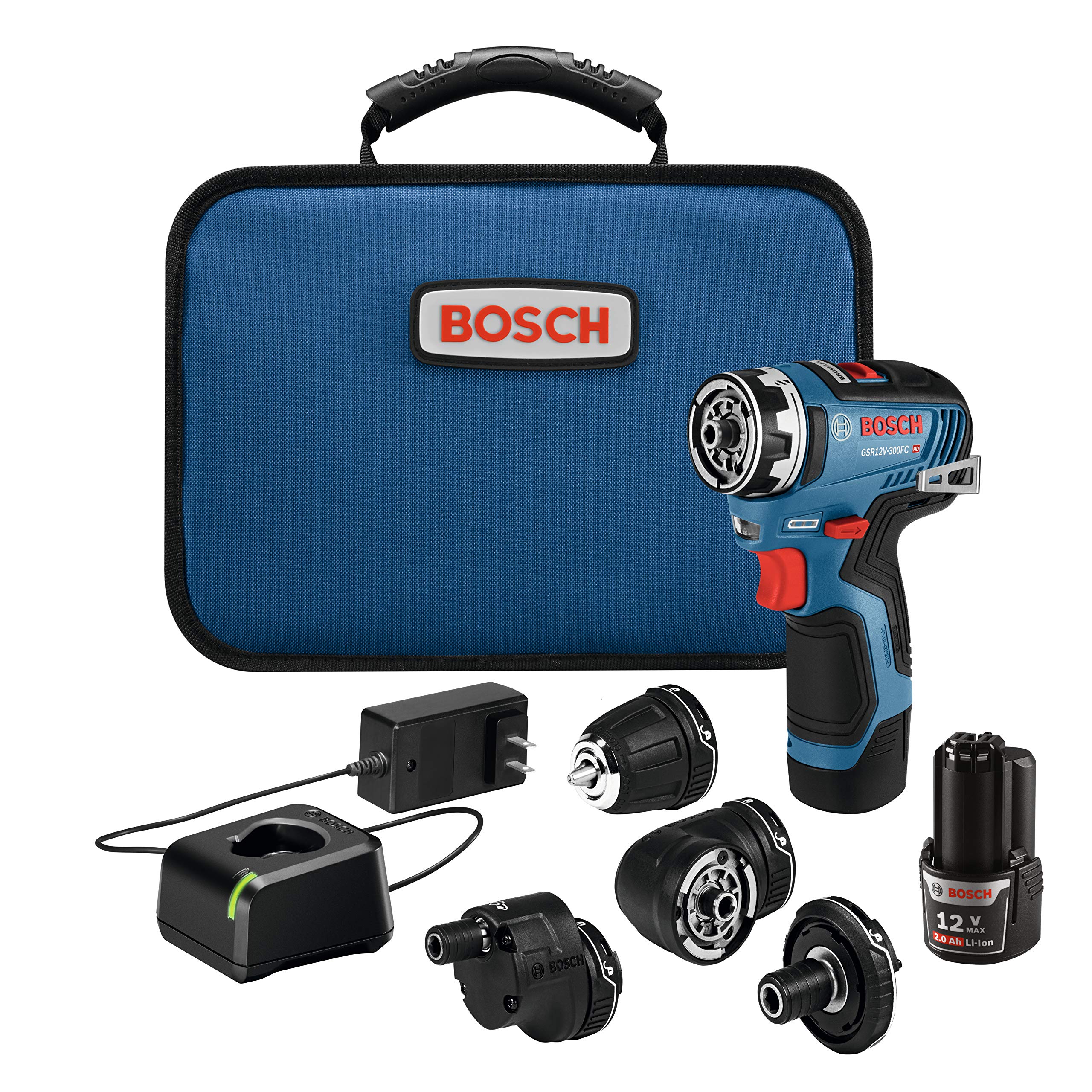 BOSCH GSR12V-300FCB22 12V Max EC Brushless Flexiclick 5-In-1 Drill/Driver System with (2) 2.0 Ah Batteries - $149 + Free Shipping