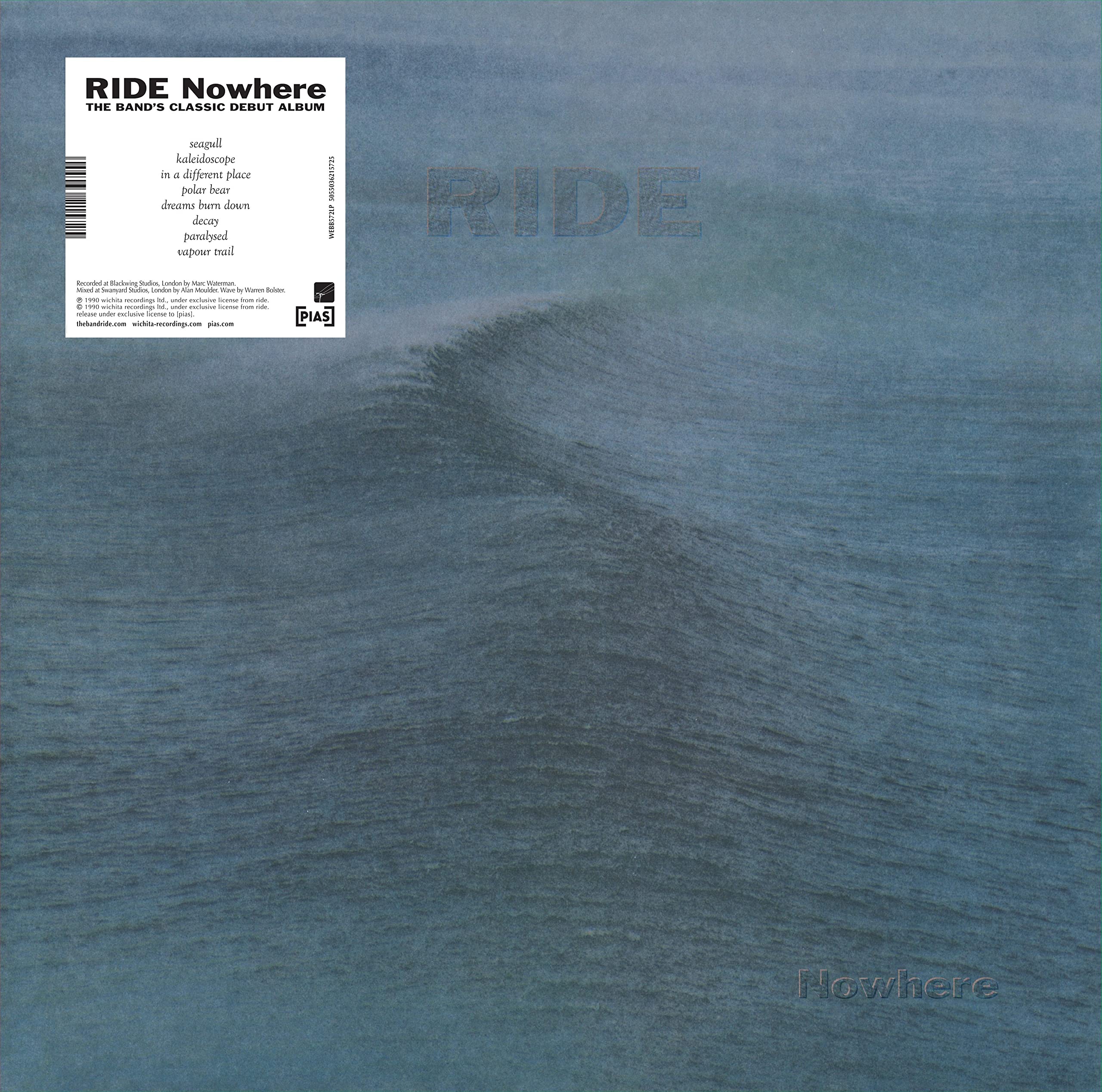 Ride / Nowhere - Ltd Transparent Curacao Blue Vinyl