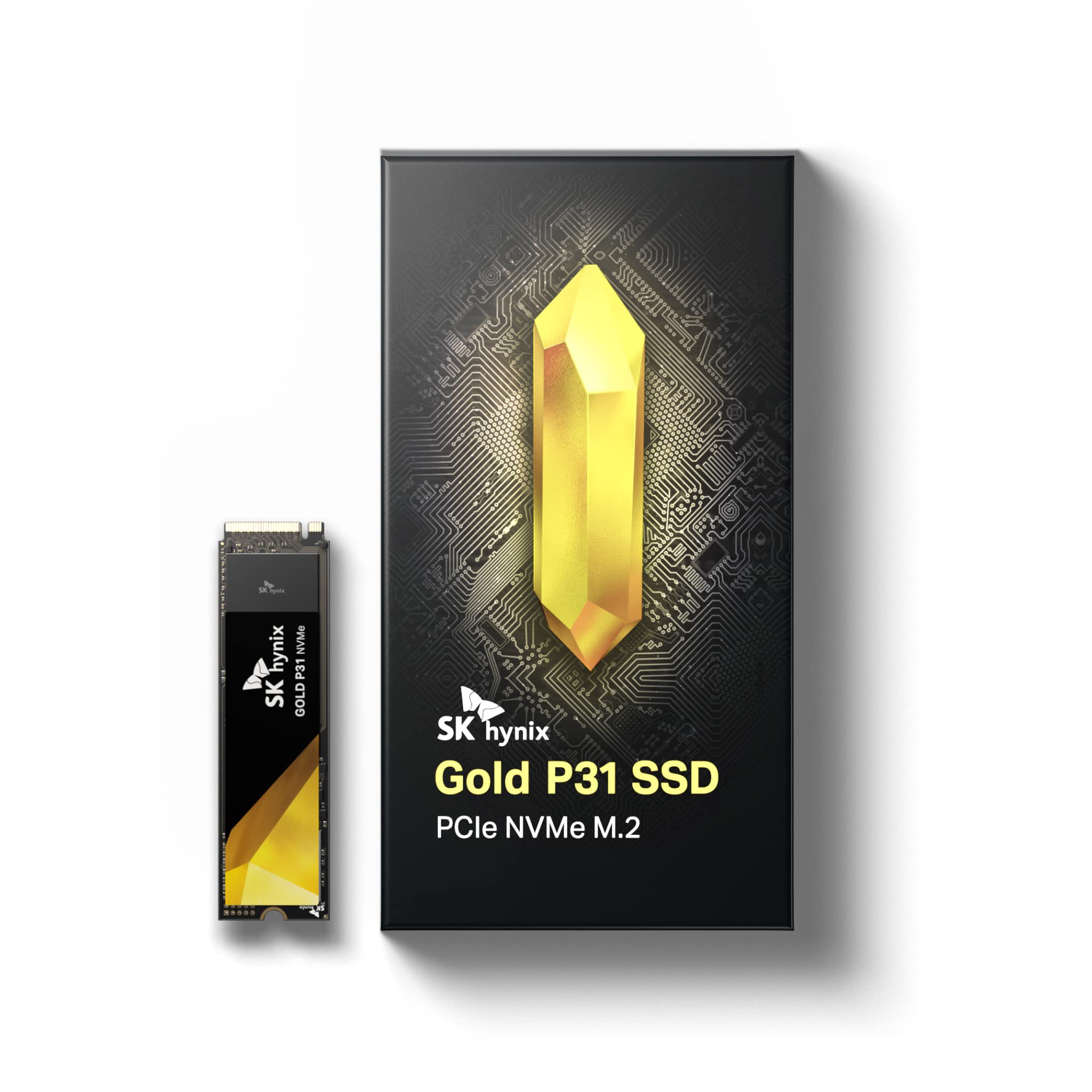 SK hynix Gold P31 2TB PCIe NVMe Gen3 M.2 2280 Internal SSD, Up to 3500MB/S, Compact, Form Factor SSD - Internal Solid State Drive with 128-Layer NAND Flash $92.95