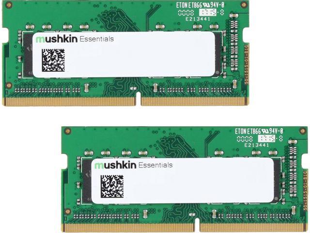Mushkin Enhanced Essentials 64GB (2 x 32GB) 260-Pin DDR4 SO-DIMM DDR4 3200 Laptop RAM $83.99