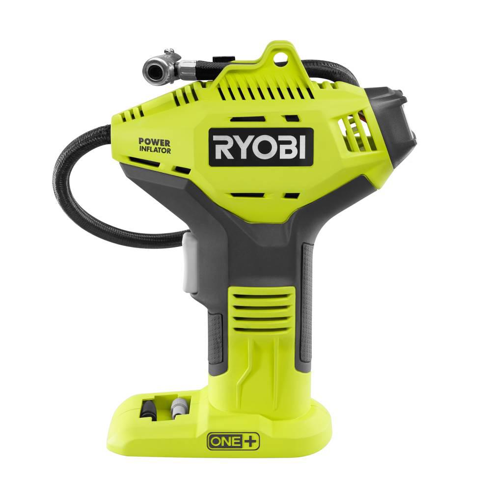 RYOBI ONE+ 18V Lithium-Ion Cordless High Pressure Inflator with Digital Gauge (Tool Only)-P737D - $19.97