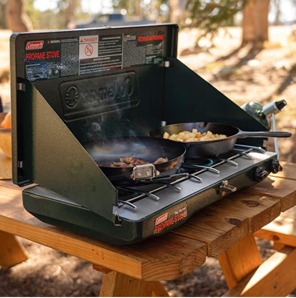 Classic Coleman 2 Burner Camper Stove 45% off $43.88