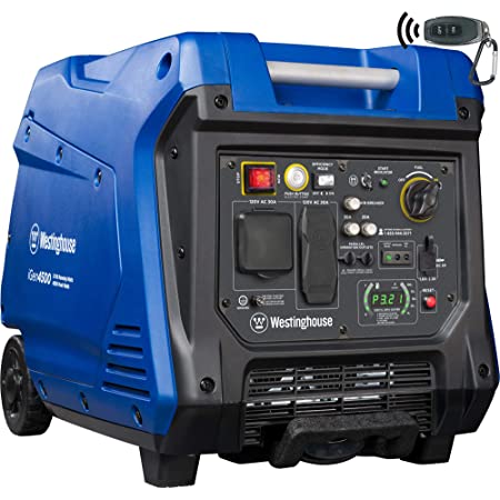 Westinghouse iGen4500 Super Quiet Portable Inverter Generator 3700 Rated & 4500 Peak Watts, Gas Powered, Electric Start, RV Ready, CARB Compliant $700.8