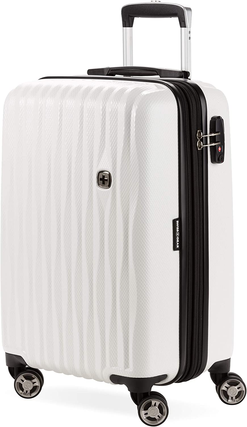 19" SwissGear Energie Hardside Luggage Carry-On Luggage With Spinner Wheels & TSA Lock (White) $82.29 + Free Shipping
