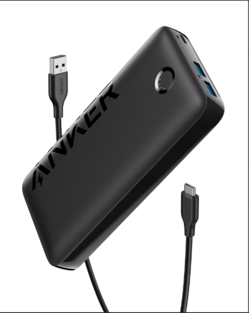 20,000mAh Anker 335 Power Bank (PowerCore 20K) 3 Ports w/ Cable C-A $36 + Free Shipping