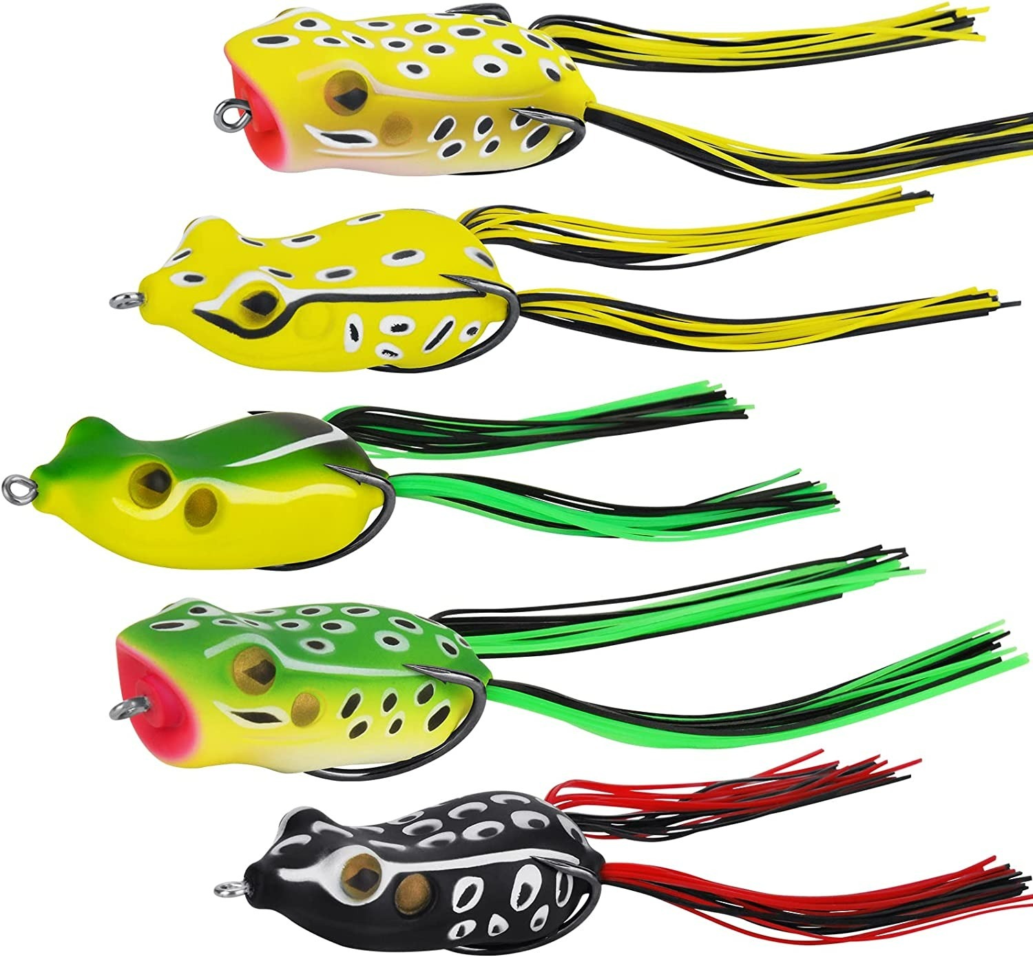 MadBite 3 Pack Topwater Frog Prop Bass / Trout Fishing Lures $5.49, 5