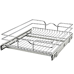 Rev-A-Shelf 18"x 22" Single Wire Basket Pull Out Cabinet Organizer $51 + Free Shipping
