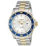 Invicta Men's Watch Two Tone Silver Dial Pro Diver $43.43 + Free Shipping