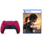 PlayStation 5 DualSense Wireless Controller (Cosmic Red) + The Last of Us Part I $75 + Free Shipping