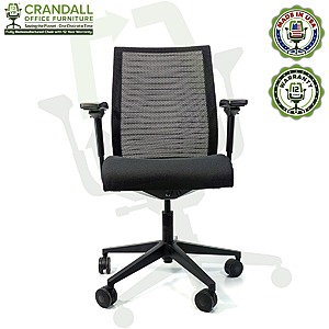 Steelcase Leap Chair Upholstery + New Seat Pad - Crandall Office