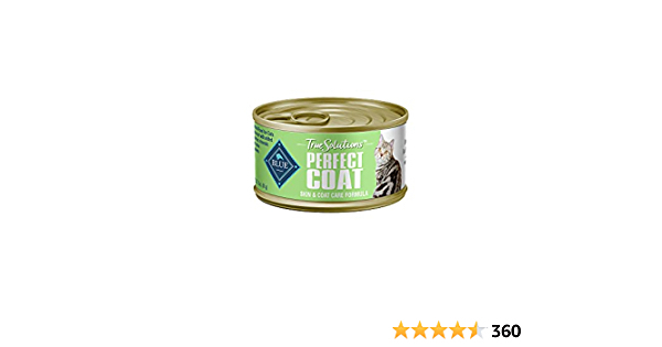 Blue Buffalo True Solutions Perfect Coat Natural Skin & Coat Care Adult Dry Cat Food and Wet Cat Food - $15