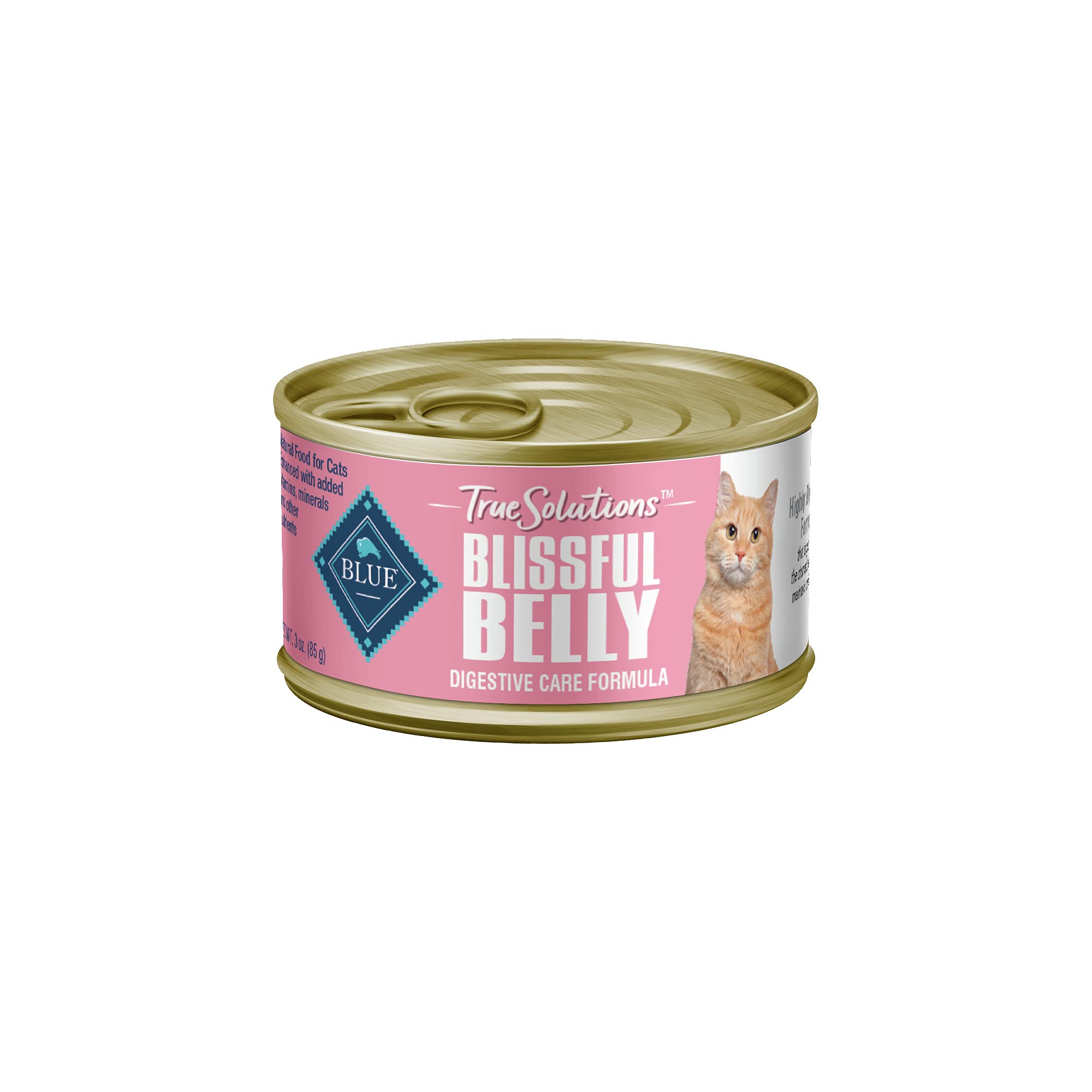 True Solutions Blissful Belly Natural Digestive Care Adult Dry Cat Food and Wet Cat Food, Chicken - $15