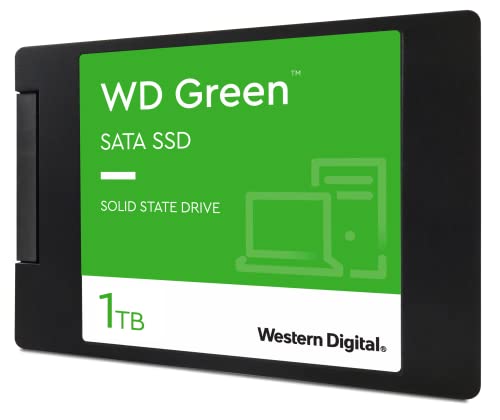 Western Digital 1TB WD Green Internal SSD Solid State Drive - SATA III 6 Gb/s, 2.5/7mm, Up to 545 MB/s - WDS100T3G0A $69.99