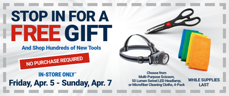 Harbor Freight Free Gift