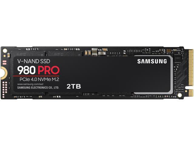 SAMSUNG 980 PRO M.2 2280 2TB PCIe Gen 4.0 x4, NVMe 1.3c Samsung V-NAND Internal Solid State Drive (SSD) MZ-V8P2T0B/AM - Newegg.com $249.99