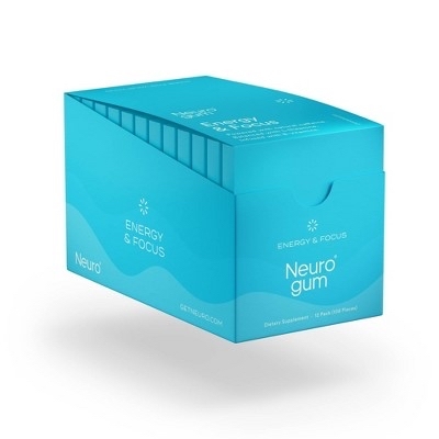 NeuroGum Energy and Focus Dietary Supplements - Peppermint - 12pk - $3.99