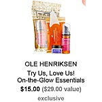 Sephora Black Friday: Ole Henriksen Try Us, Love Us! On-the-Glow Essentials for $15.00