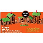 Mills Fleet Farm Black Friday: Maxim Enterprise, Inc. 300-pc. Tumble Tree Timbers for $17.89