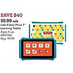 Toys R Us Black Friday: Nabi Fisher-Price Blue 7&quot; Learning Tablet for $59.99