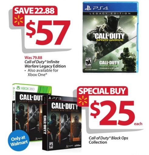 Walmart Black Friday: Call of Duty Black Ops Collection ...