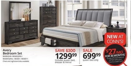 Conns Black Friday: Queen Bed Only for $699.99