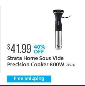 Monoprice Black Friday: Strata Home by Monoprice Sous Vide Immersion Cooker for $41.99