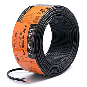 250' Wirefy 12-Gauge/2-Conductor Low Voltage Landscape Wire