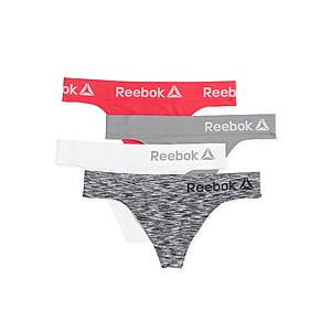Reebok Women's Seamless Underwear - Hipster, Thong, & Boyshort Panties (4- pack) - $3 - Walmart In-store - YMMV