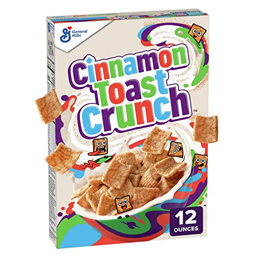 Original Cinnamon Toast Crunch Breakfast Cereal, Crispy Cinnamon Cereal, 12 oz. Box