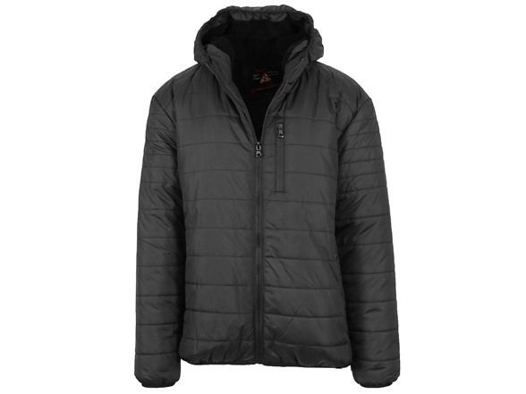 Men's Heavyweight Sherpa Fleece Lined Puffer Jacket W/ Hood $24