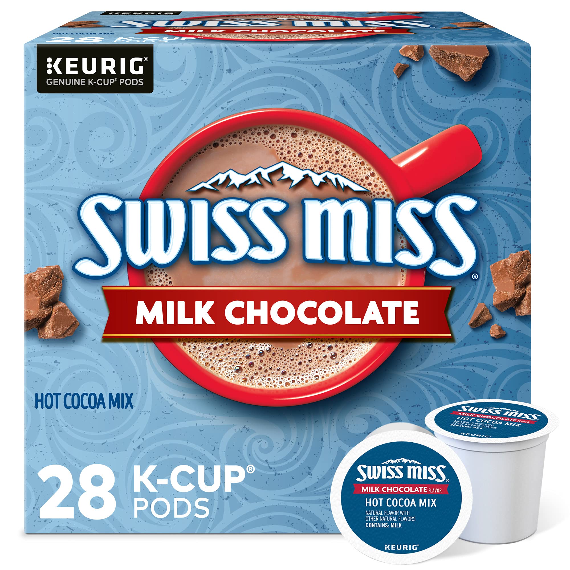 28 Count Of Swiss Miss Milk Chocolate Hot Cocoa K Cups $5.10 - $5.70
