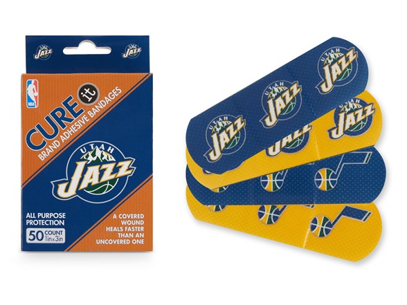 500ct NBA Team Logo Adhesive Bandage Strip $8.99