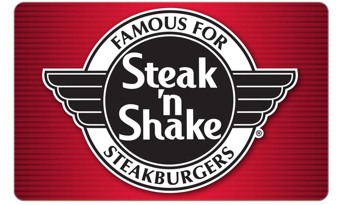Steak 'n Shake $10 For $20 eGift Card at Groupon - Targeted - Invite Only