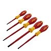 Wiha 32059 5 Piece Insulated SoftFinish Slotted/Phillips/Square Screwdriver Set $24.98