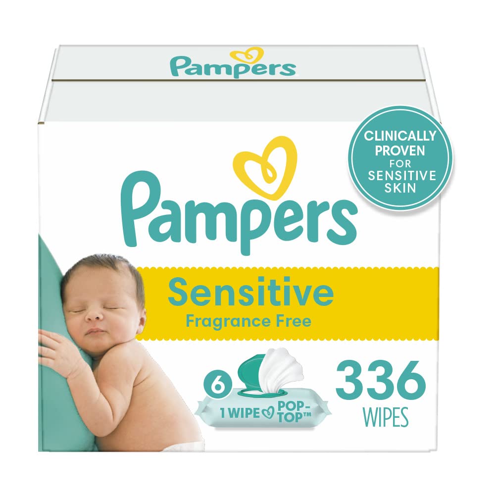$18.70 for 2 pampers sensentive wipes 336 ct at Amazon