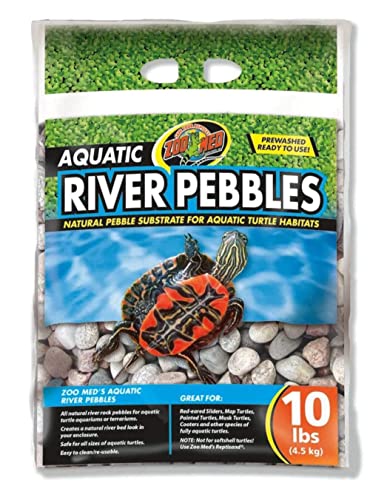 Zoo Med Aquatic River Pebbles for Turtle, 10 lbs. $5.23 with free shipping via petco@amazon