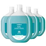Method Gel Hand Soap Refill, Waterfall, Recyclable Bottle, Biodegradable Formula, 34 oz (Pack of 4) for $29.92 or lower w/ $6 promotional credits